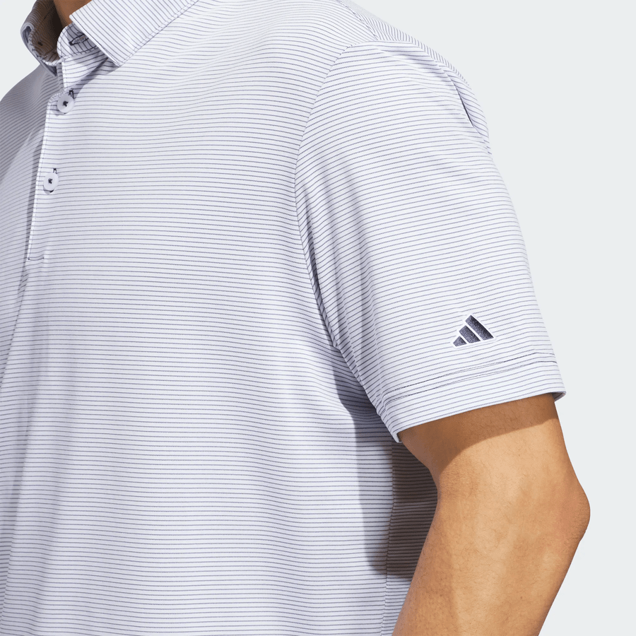 Adidas Ultimate365+ Pencil Stripe Climacool Polo Shirt