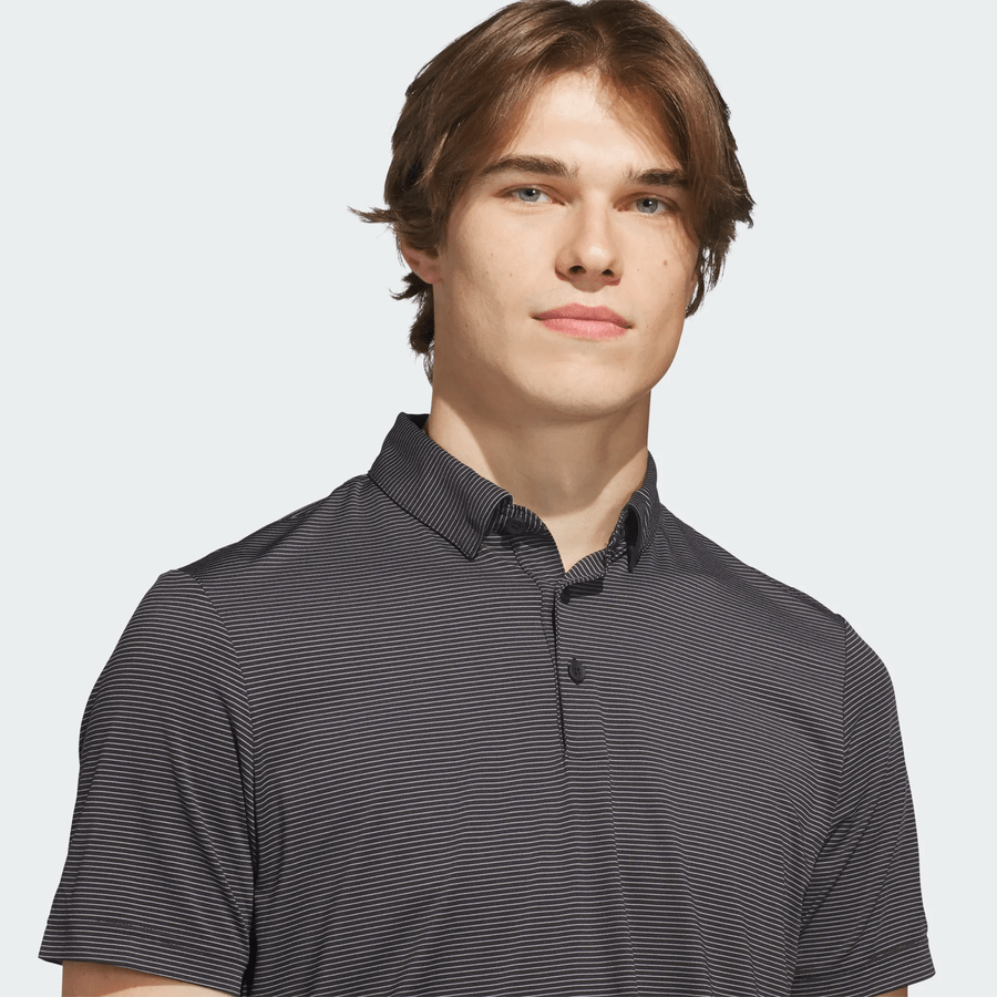 Adidas Ultimate365+ Pencil Stripe Climacool Polo Shirt
