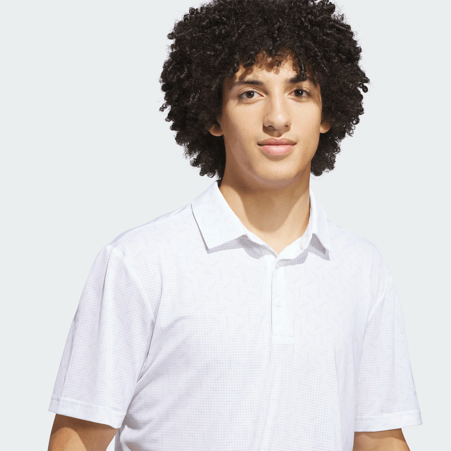 Adidas Ultimate365 Mesh Print Climacool Polo Shirt
