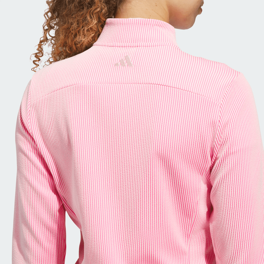 #Check Adidas Ladies Performance Texture Full ZIP Jacket - Pink