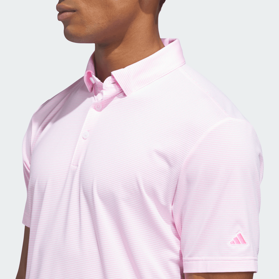 Adidas Ultimate365+ Pencil Stripe Climacool Polo Shirt