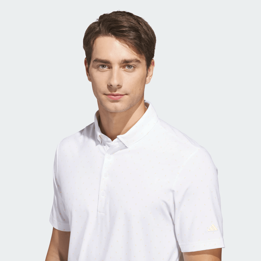 Adidas Ultimate365+ Micro Print Polo Shirt
