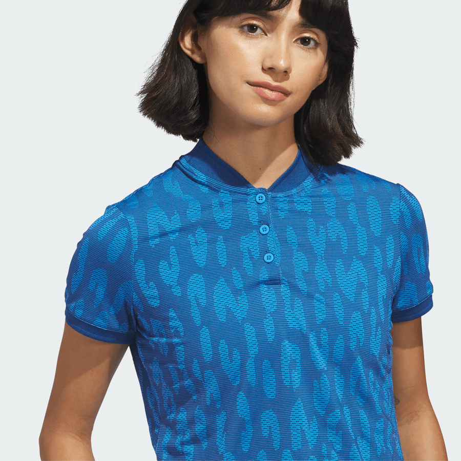 Adidas Ladies Ultimate365 Jacquard Climacool Polo Shirt