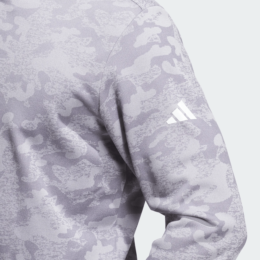 Adidas Ultimate365 Durable Water Repellant Quarter-Zip Sweatshirt - Grey