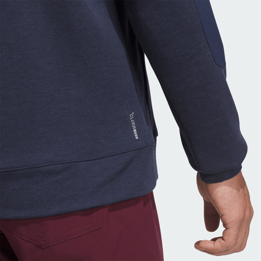 Adidas Ultimate365+ Course Control Hybrid Quarter-Zip Sweatshirt - Navy