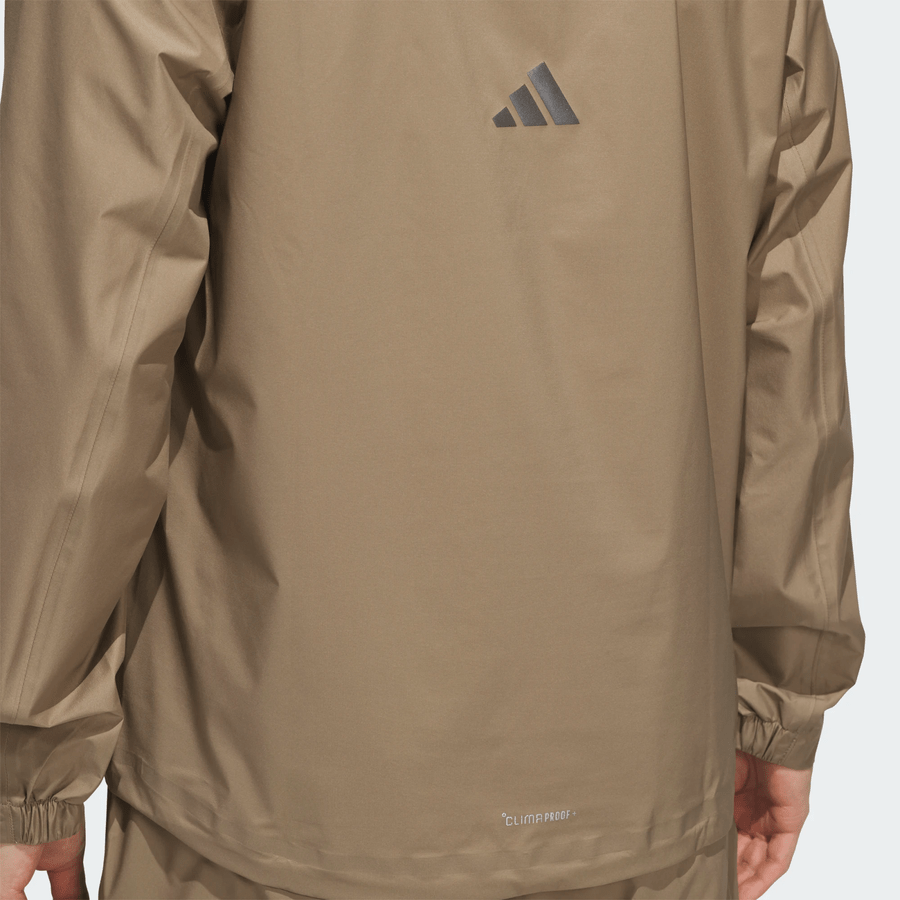 Adidas Ultimate365 Tour CLIMAPROOF+ Half-Zip Jacket - Khaki