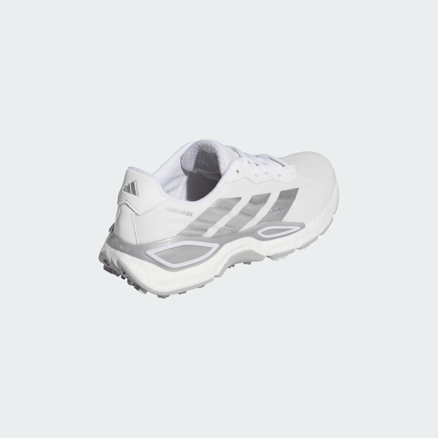 Chaussures de golf sans crampons Adidas Codechaos 27 pour femme - Blanc/Gris