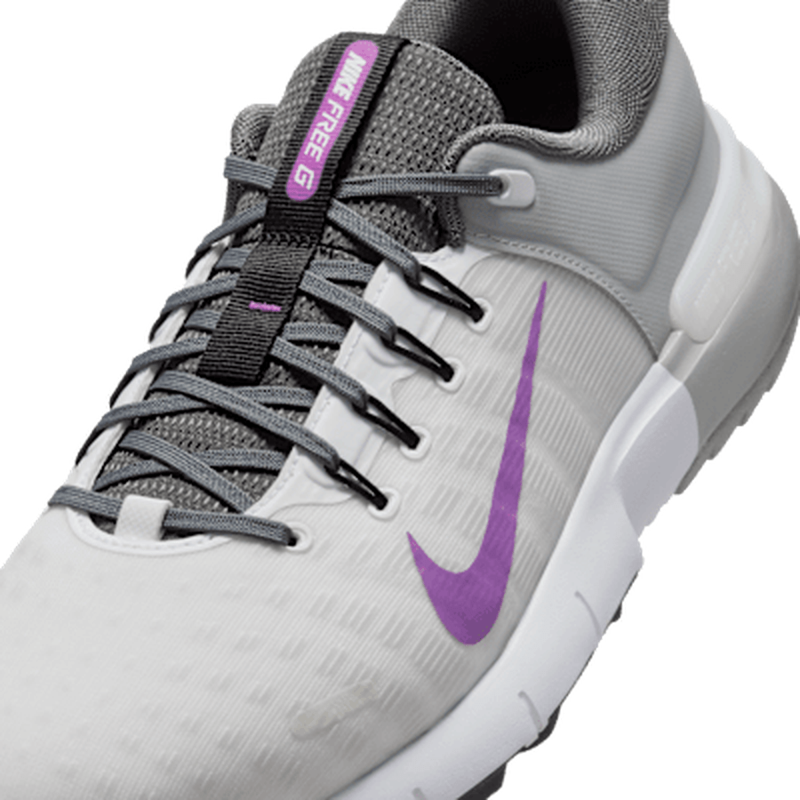 Nike Free Golf NN Golf Shoes - White /Purple