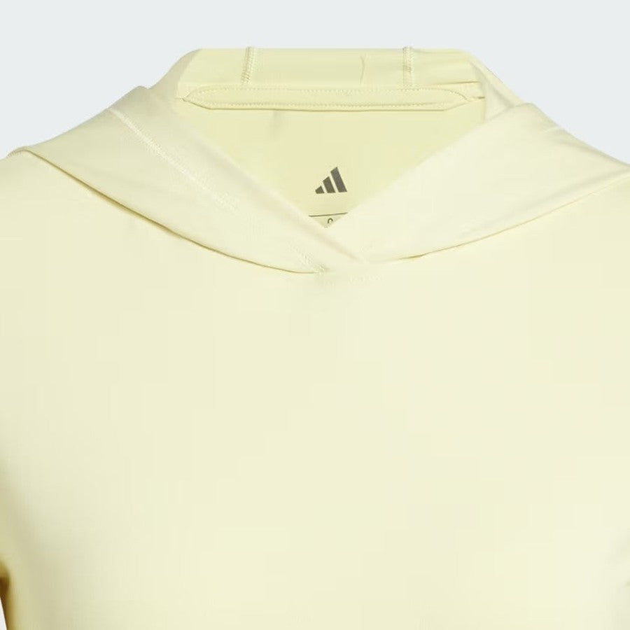 Adidas Ladies Performance Golf Hoodie - Yellow
