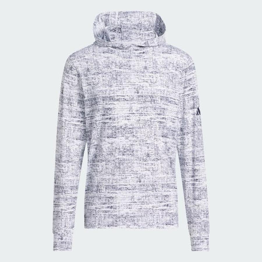 Adidas Performance Printed Lightweight Hoodie - White/Navy