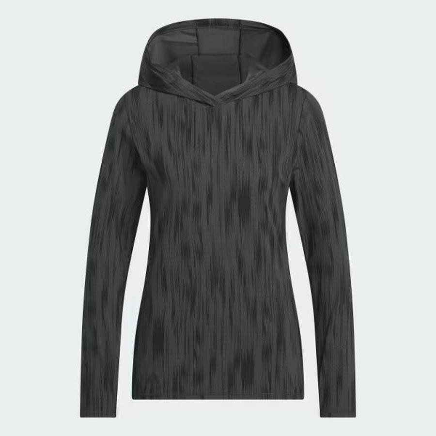 Adidas Ladies Ultimate365 Printed Hoodie - Grey