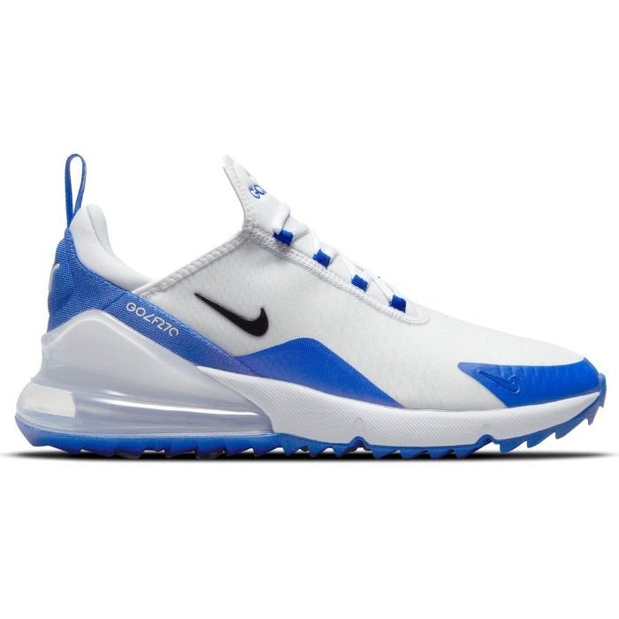 Nike Air Max 270 G Spikeless Golf Shoes - White/Blue