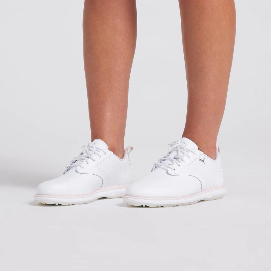 Puma Ladies Avant 2 Spikeless Golf Shoes - White/Pink