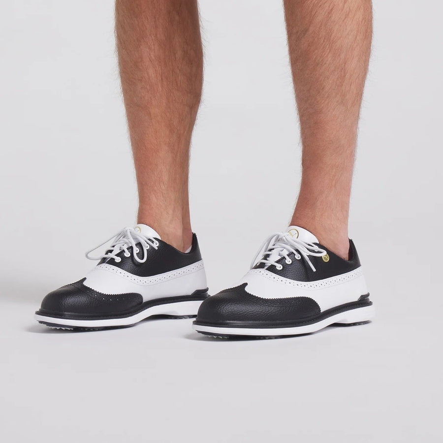 Puma Royale Wingtip Golf Shoe - Black/White