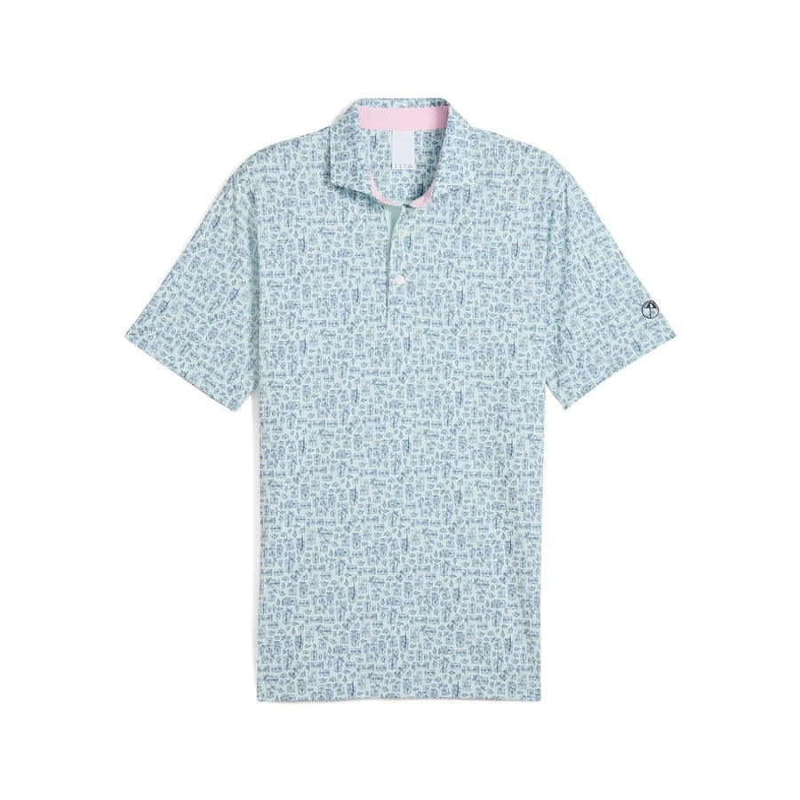 Puma Golf X AP Sketch Polo - Blue