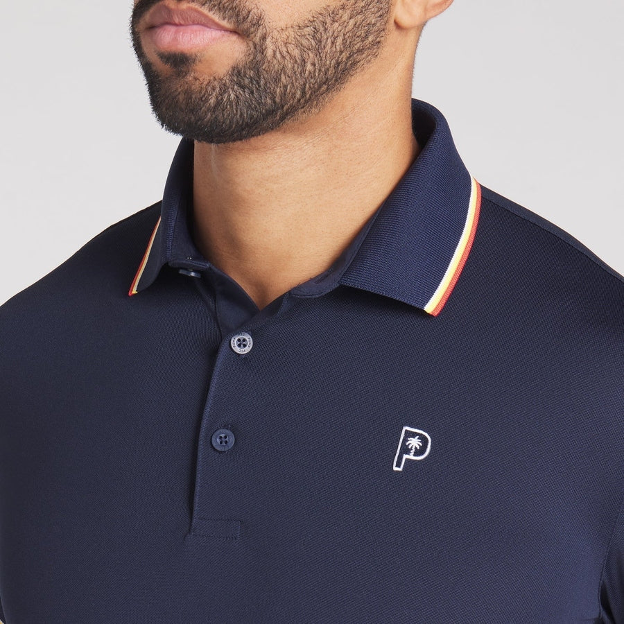 Puma X PTC Tipped Golf Polo - Navy
