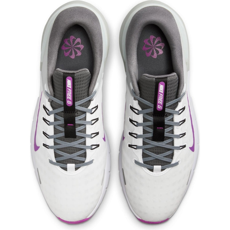 Nike Free Golf NN Spikeless Golf Shoes - White/Purple