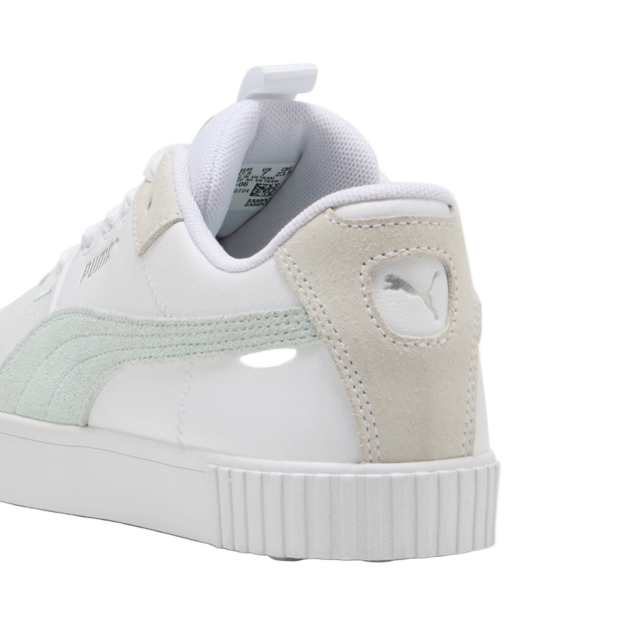 Puma Ladies Cali G Spikeless Golf Shoes - White/Blue