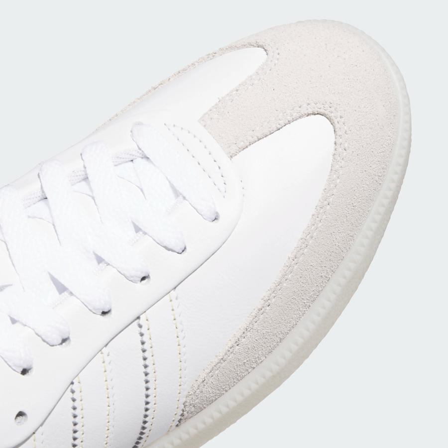 Adidas Samba Spikeless Golf Shoes - White/Orange