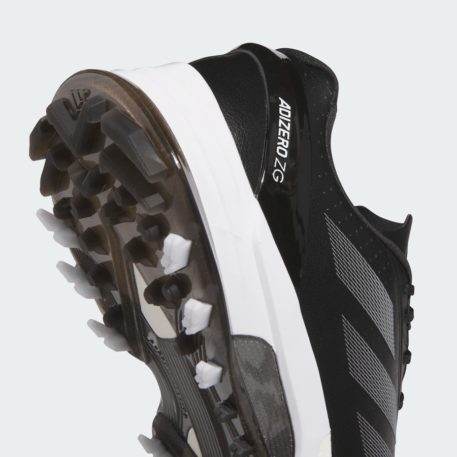 Adidas Adizero ZG Chaussures de golf sans crampons - Noir/Argent