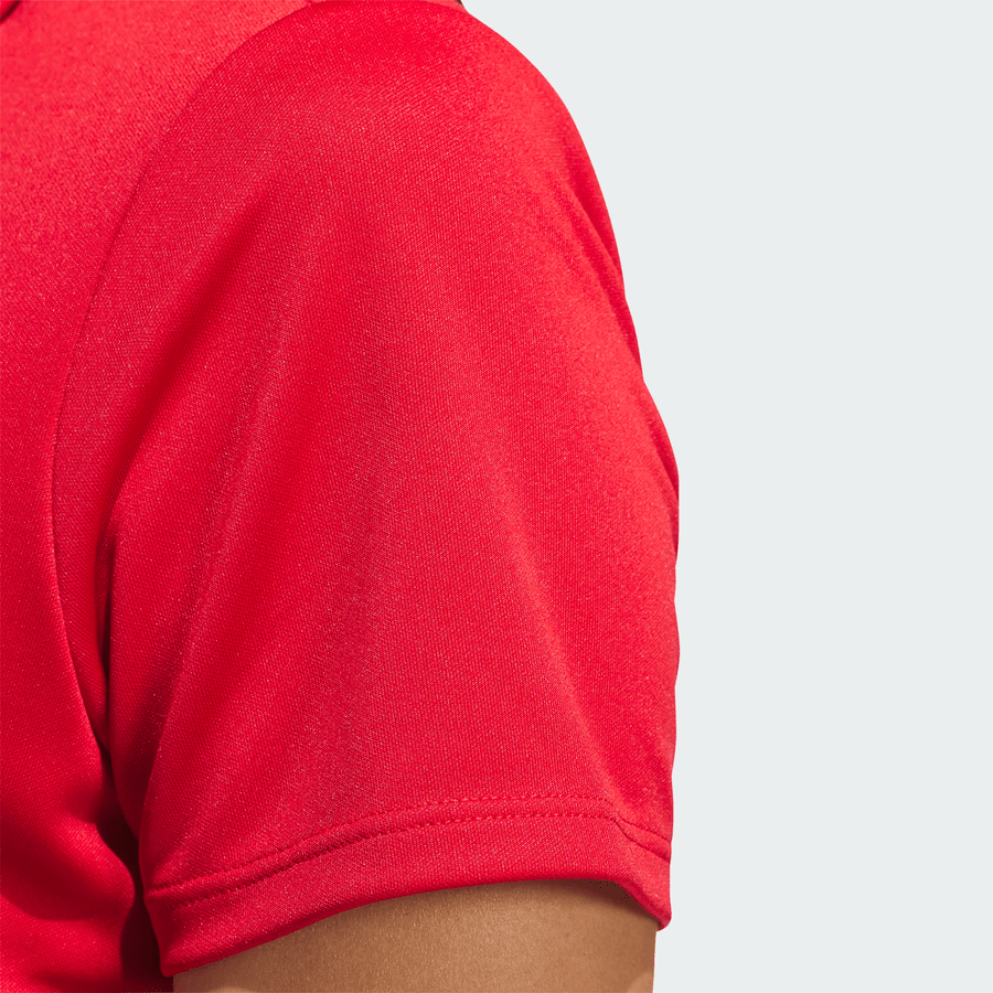 Polo de golf uni à manches courtes pour femme Adidas