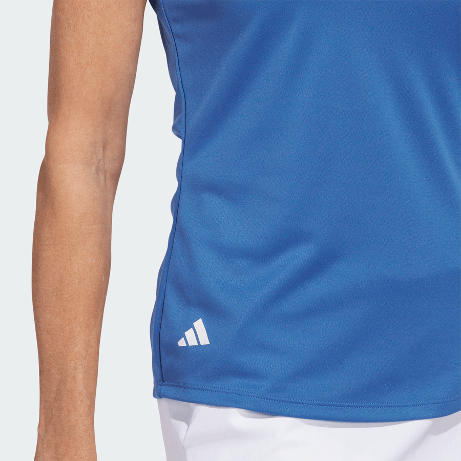Polo de golf Adidas pour femme, uni, performance, manches courtes