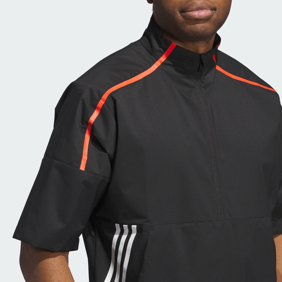 Adidas Core Provisional Short-Sleeve 1/2-Zip Jacket - Black