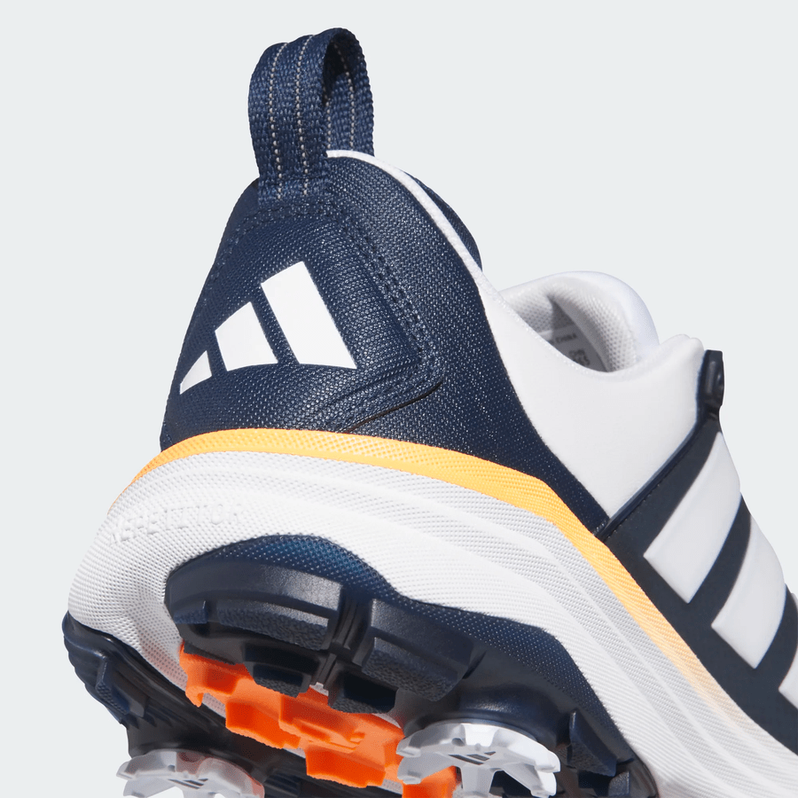 Adidas Adipower 26 Golf Shoes - White/Navy/Orange