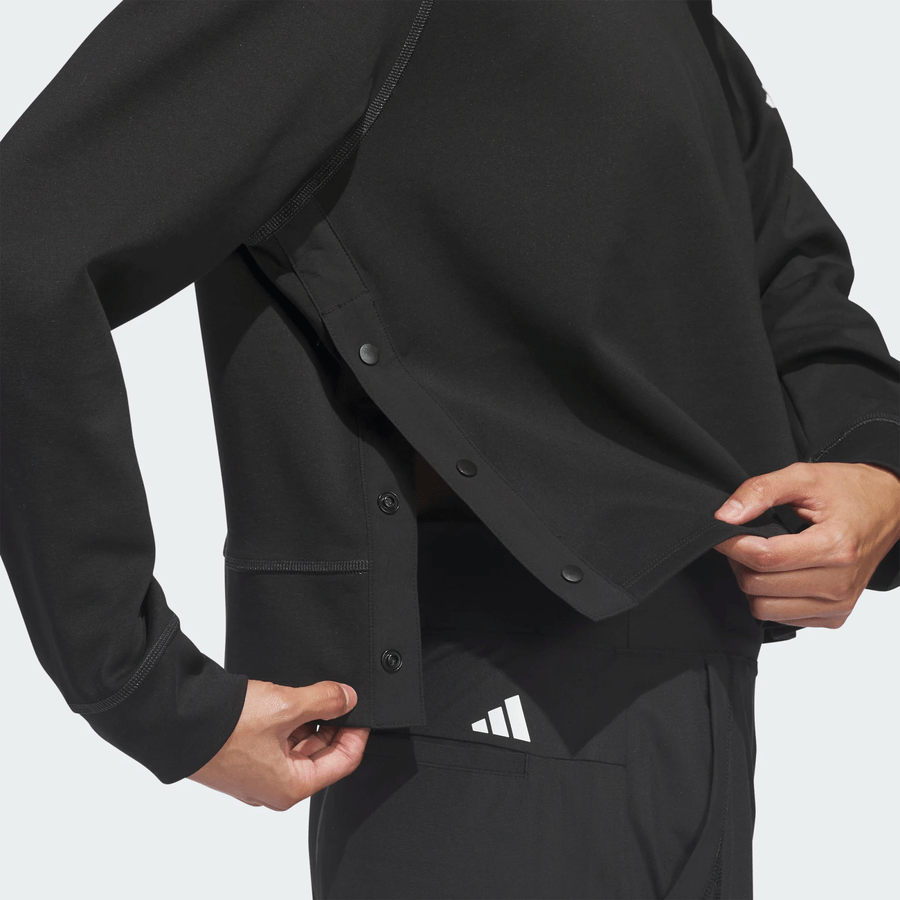 Adidas Ladies Beyond The Course Side-Snap Crew Layer - Black