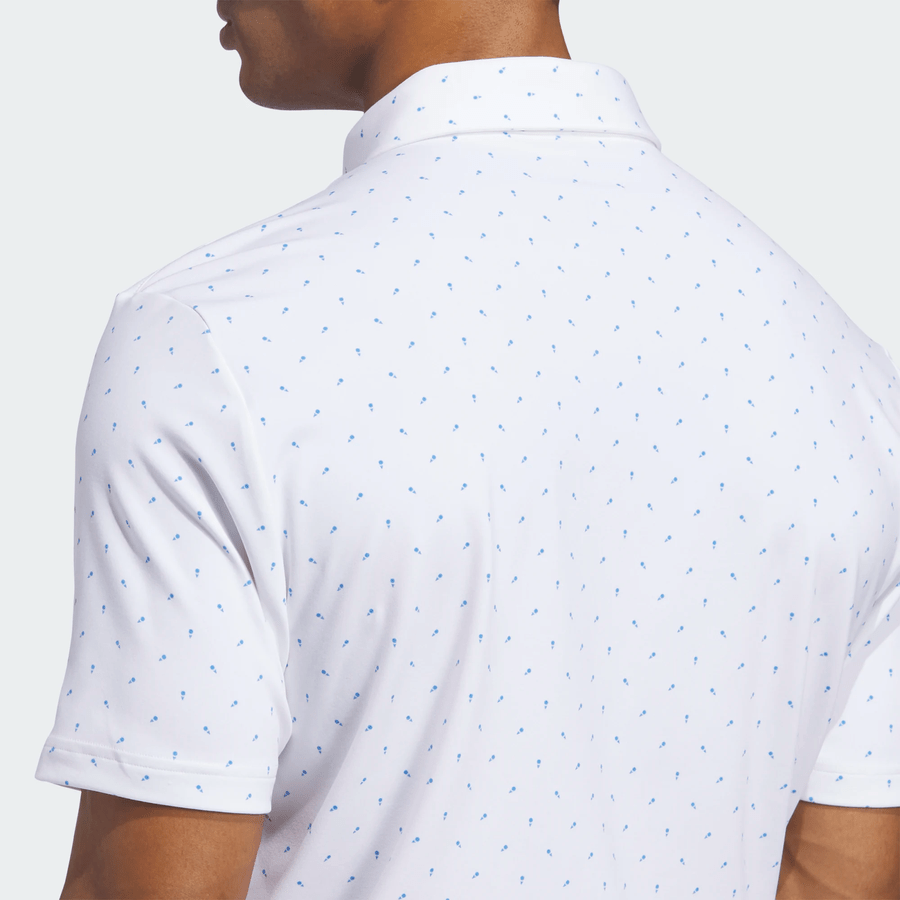 Adidas Ultimate365+ Micro Print Polo Shirt