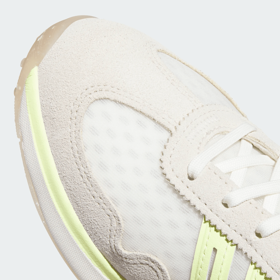Adidas Ladies S2G Vent Spikeless Golf Shoes - Off White/Yellow