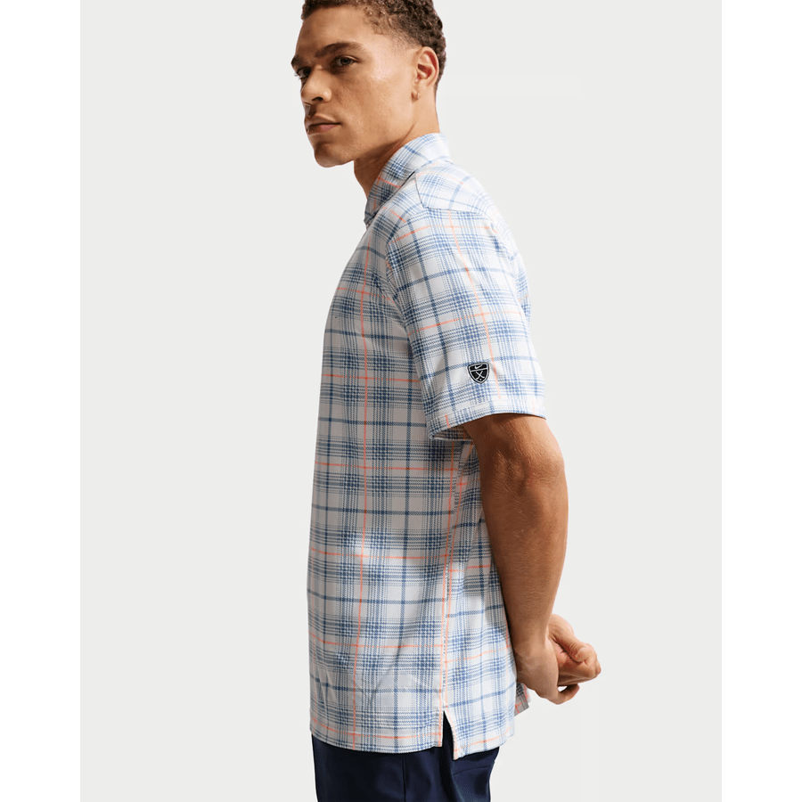 Nike Par Dri-FIT Tartan Short-Sleeve Golf Polo