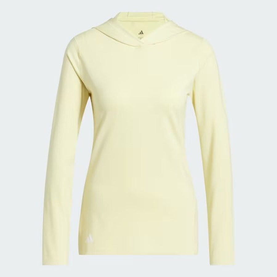 Adidas Ladies Performance Golf Hoodie - Yellow