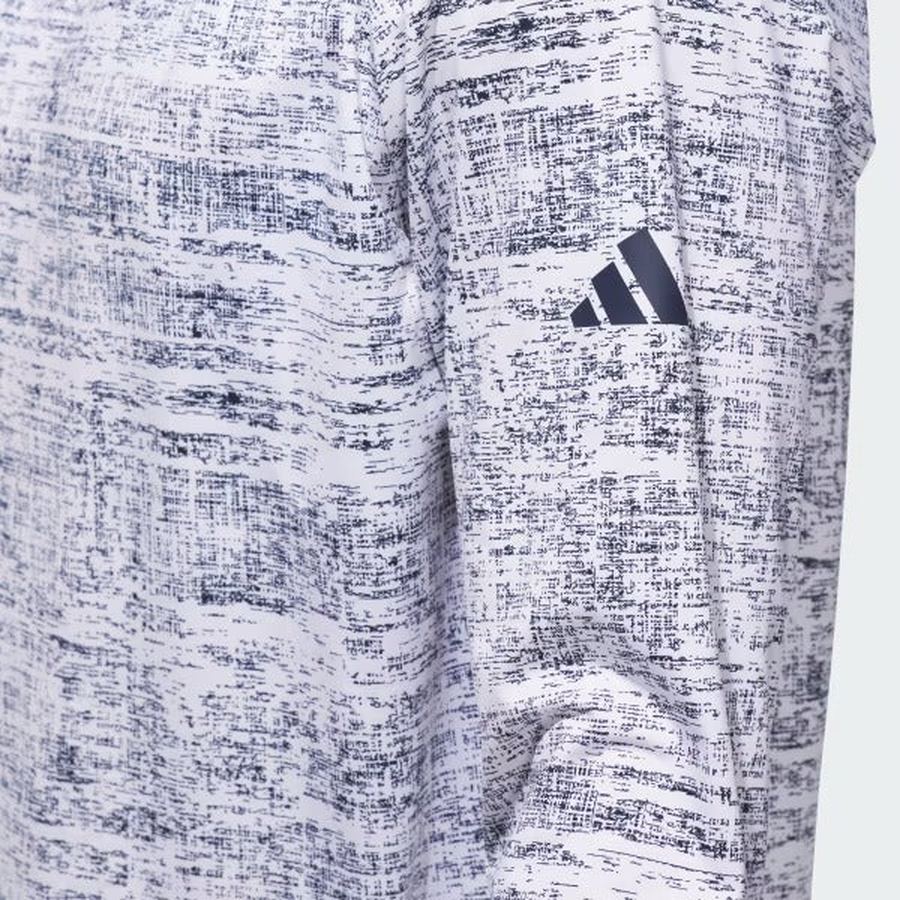 Adidas Performance Printed Lightweight Hoodie - White/Navy
