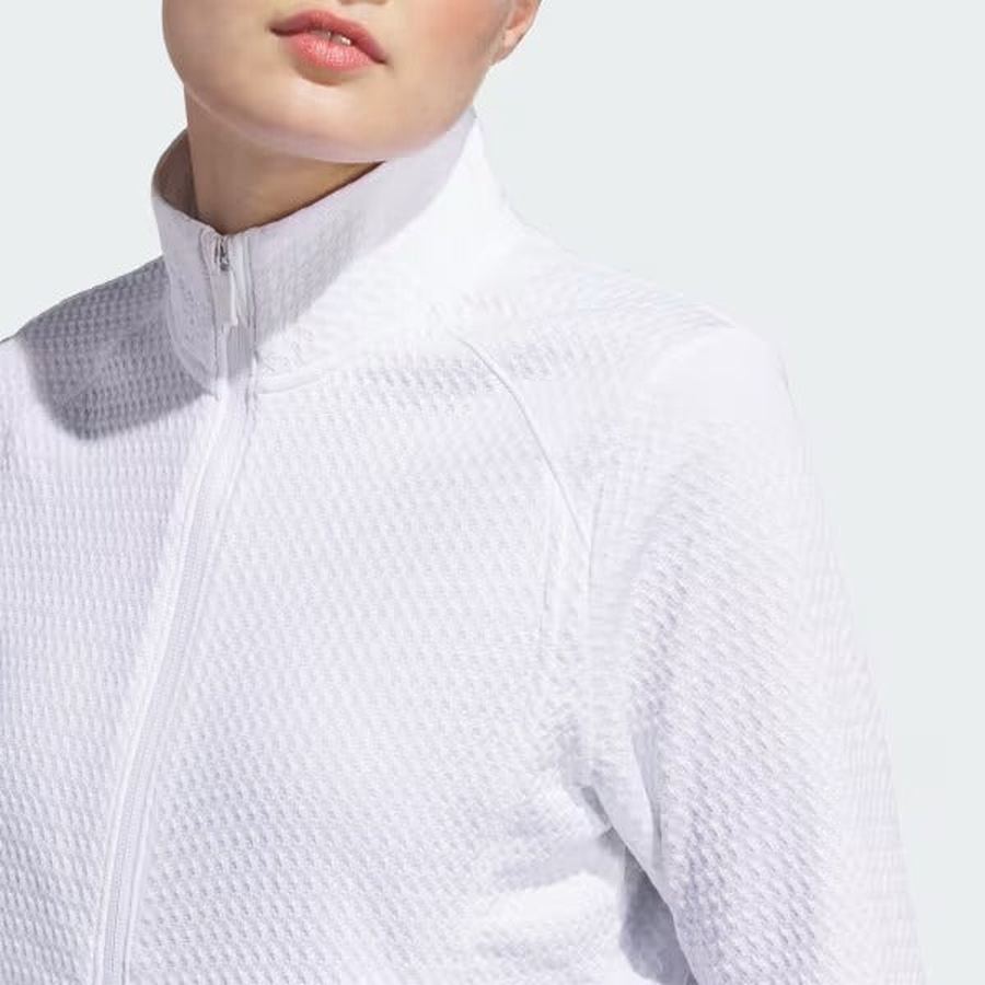 Adidas Ladies Ultimate365 Textured Jacket - White