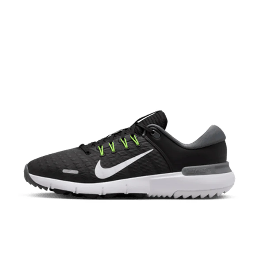 Nike Free Golf NN Spikeless Golf Shoes - Black/White
