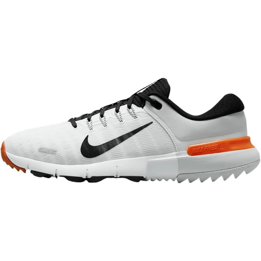 Nike Free Golf NN Spikeless Golf Shoes - White/Orange | Free Ship