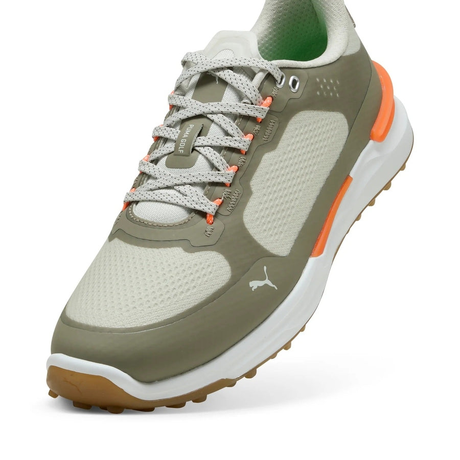 Puma Ignite Elevate X Spikeless Golf Shoes - Grey/Orange