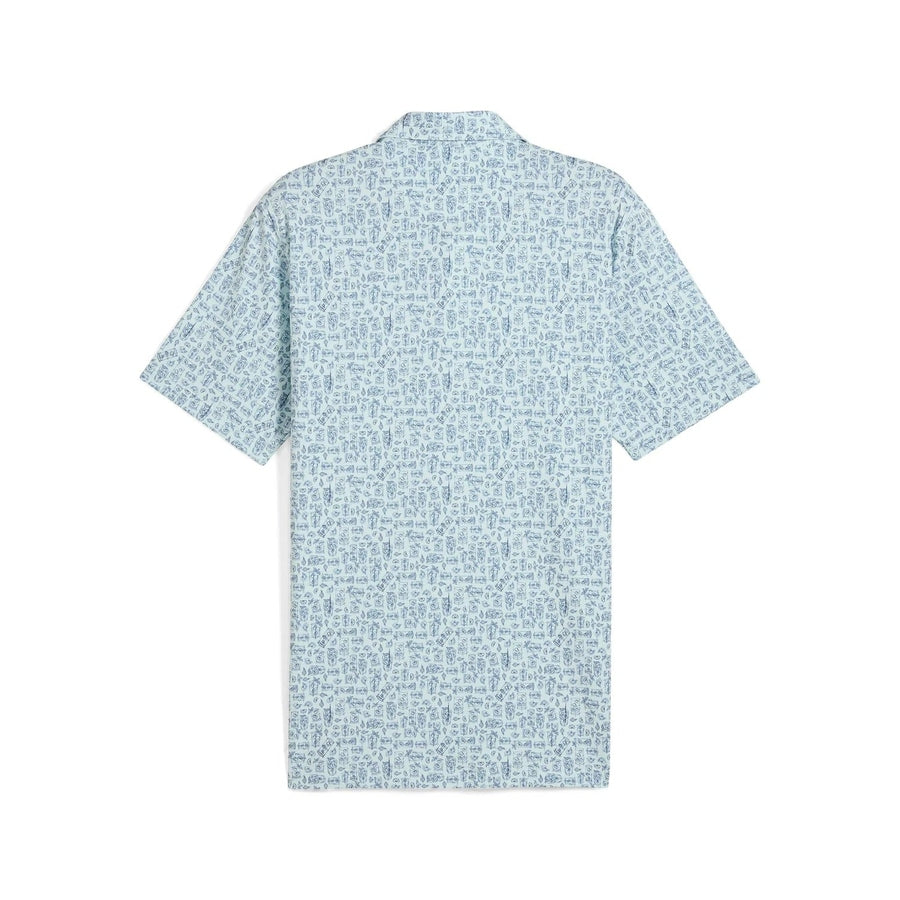 Puma Golf X AP Sketch Polo - Blue