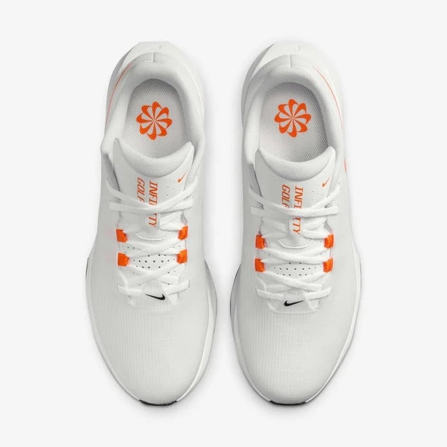 Nike Infinity G NN Golf Shoes - White/Orange