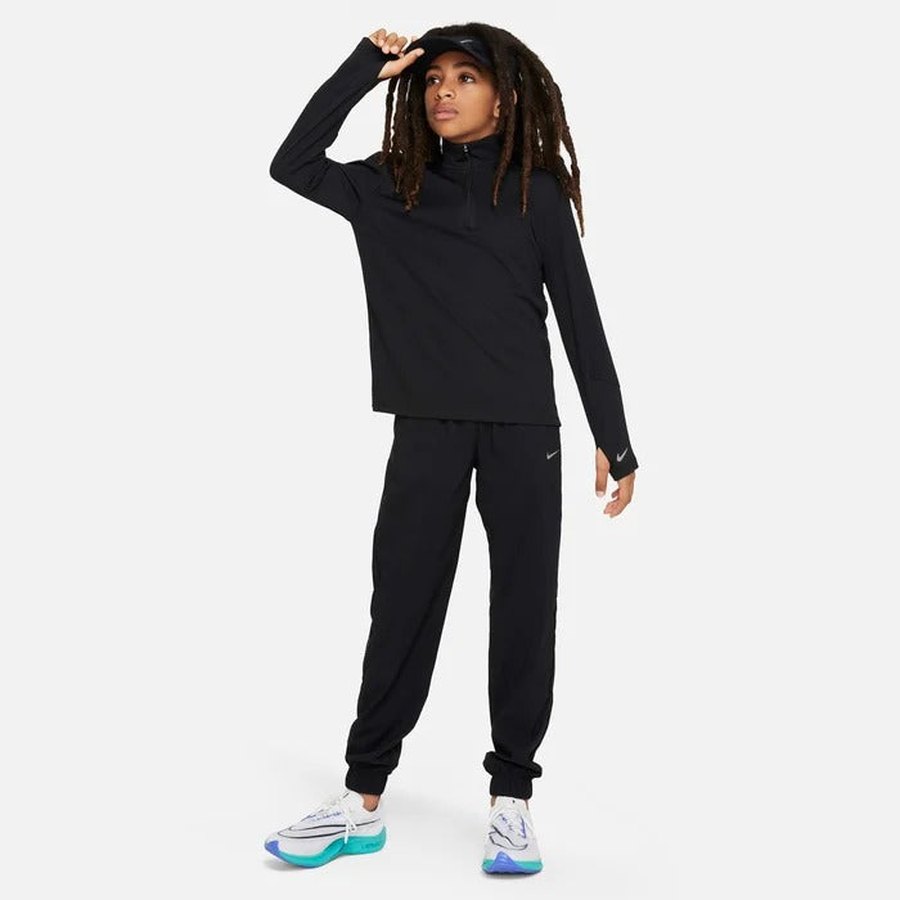 Haut Nike Dri-FIT UV à manches longues, demi-zip, multicolore, pour grands enfants garçon