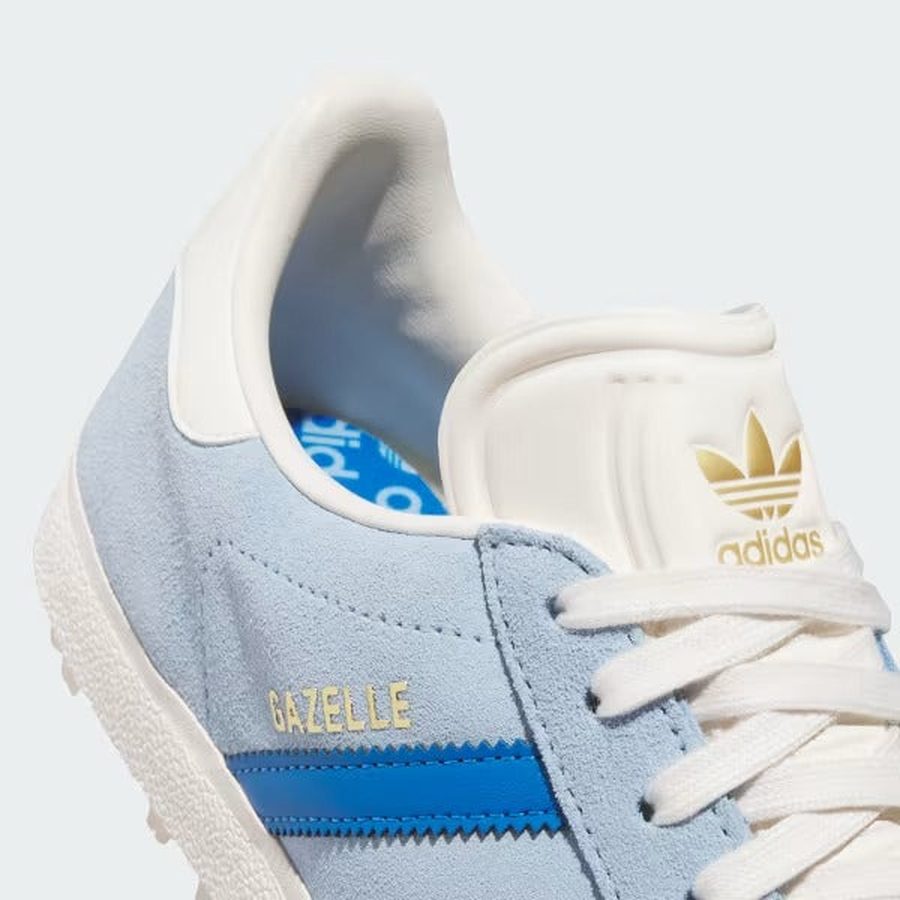 Adidas Ladies Gazelle Spikeless Golf Shoes - Blue/Navy