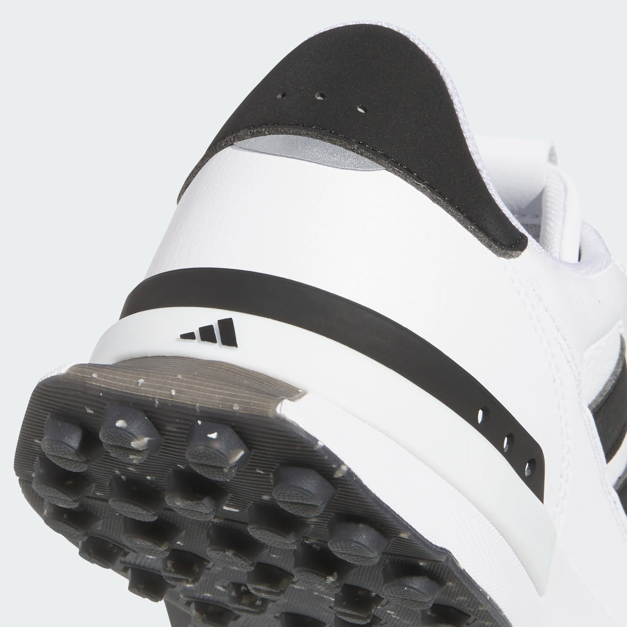 Adidas S2G 26 Leather Spikeless Golf Shoes - White/Black
