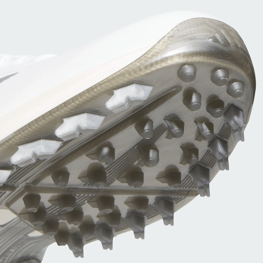 Adidas Adizero ZG Spikeless Golf Shoes - White/Silver