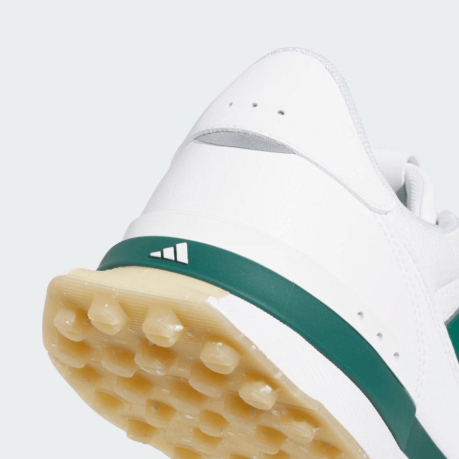 Adidas S2G 26 Leather Spikeless Golf Shoes - White/Green