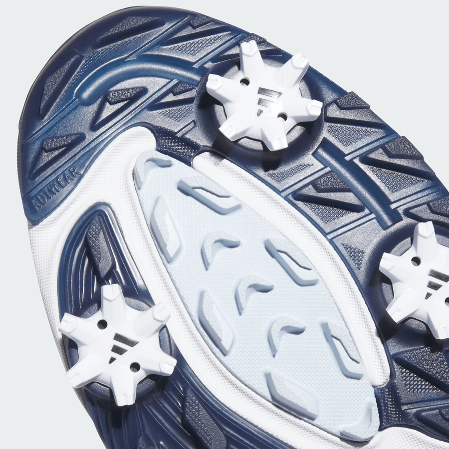Adidas Adipower 26 chaussures de golf - Blanc/bleu marine