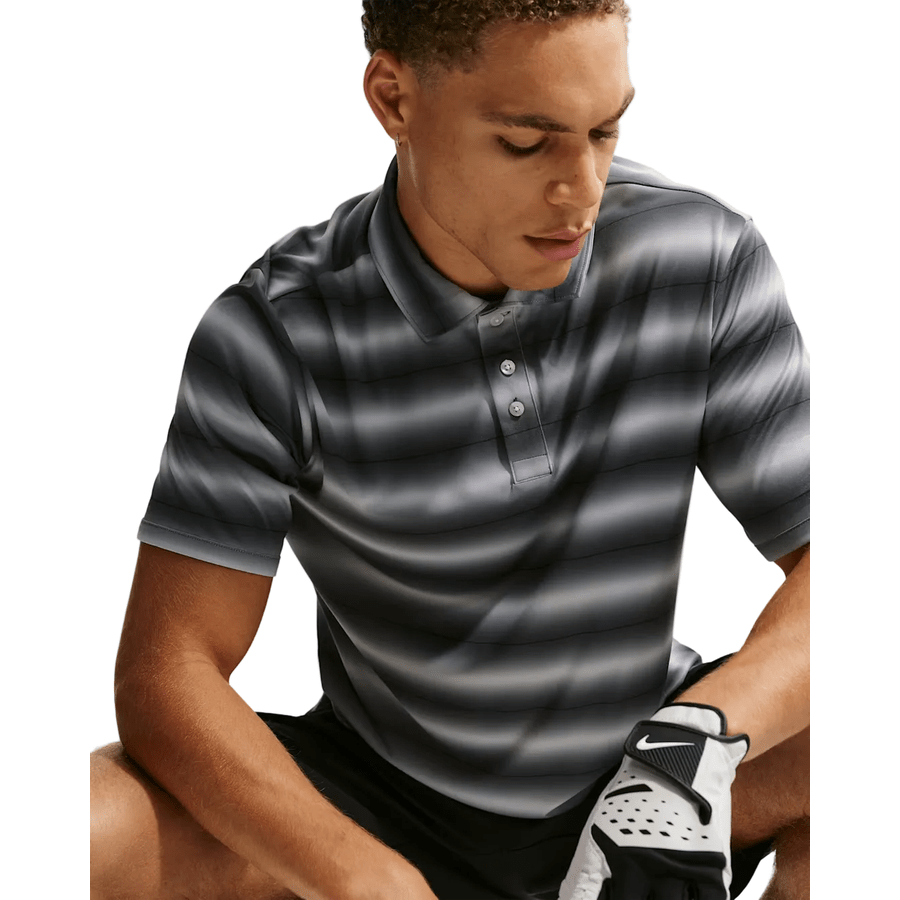 Nike Dri-FIT PAR Stripe Short-Sleeve Golf Polo