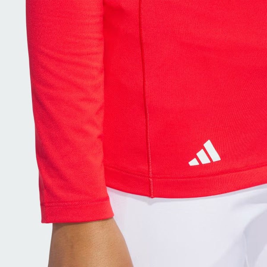 Adidas Ladies Performance Golf Hoodie - Red