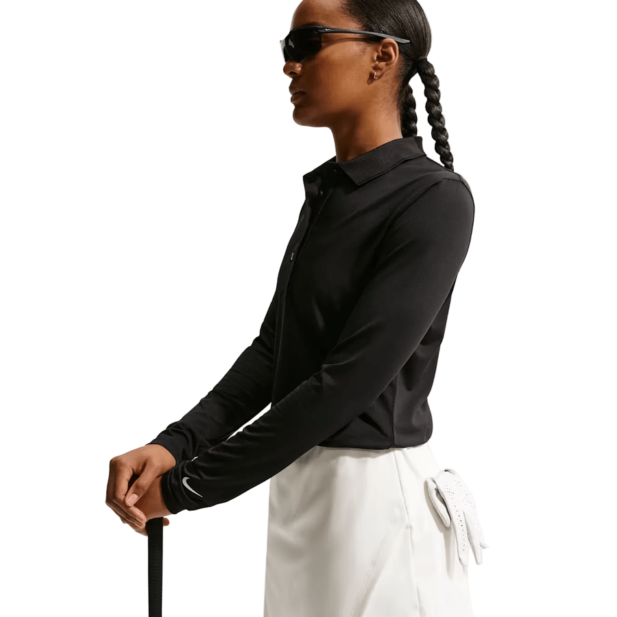 Nike Golf Club Ladies Dri-FIT UV Long-Sleeve Golf Polo
