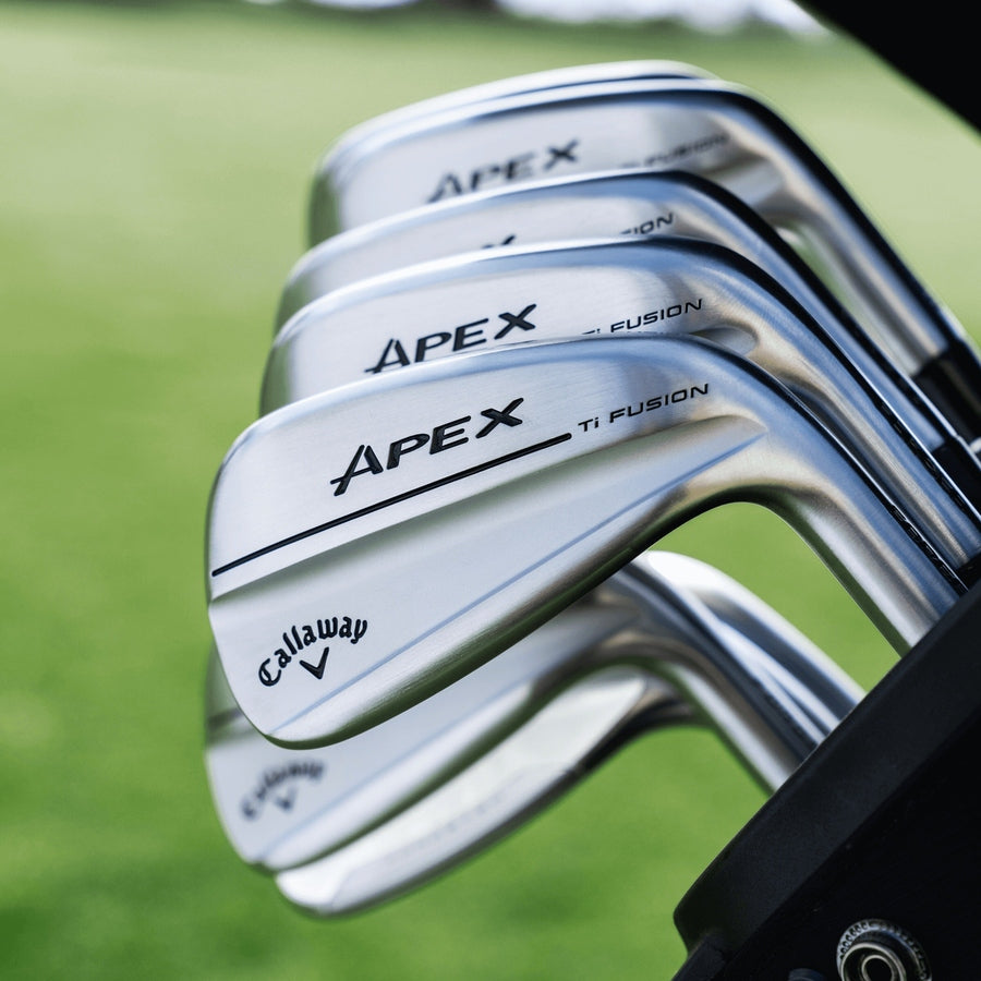 Callaway Apex Ti Fusion Plated Iron Set Steel Shaft